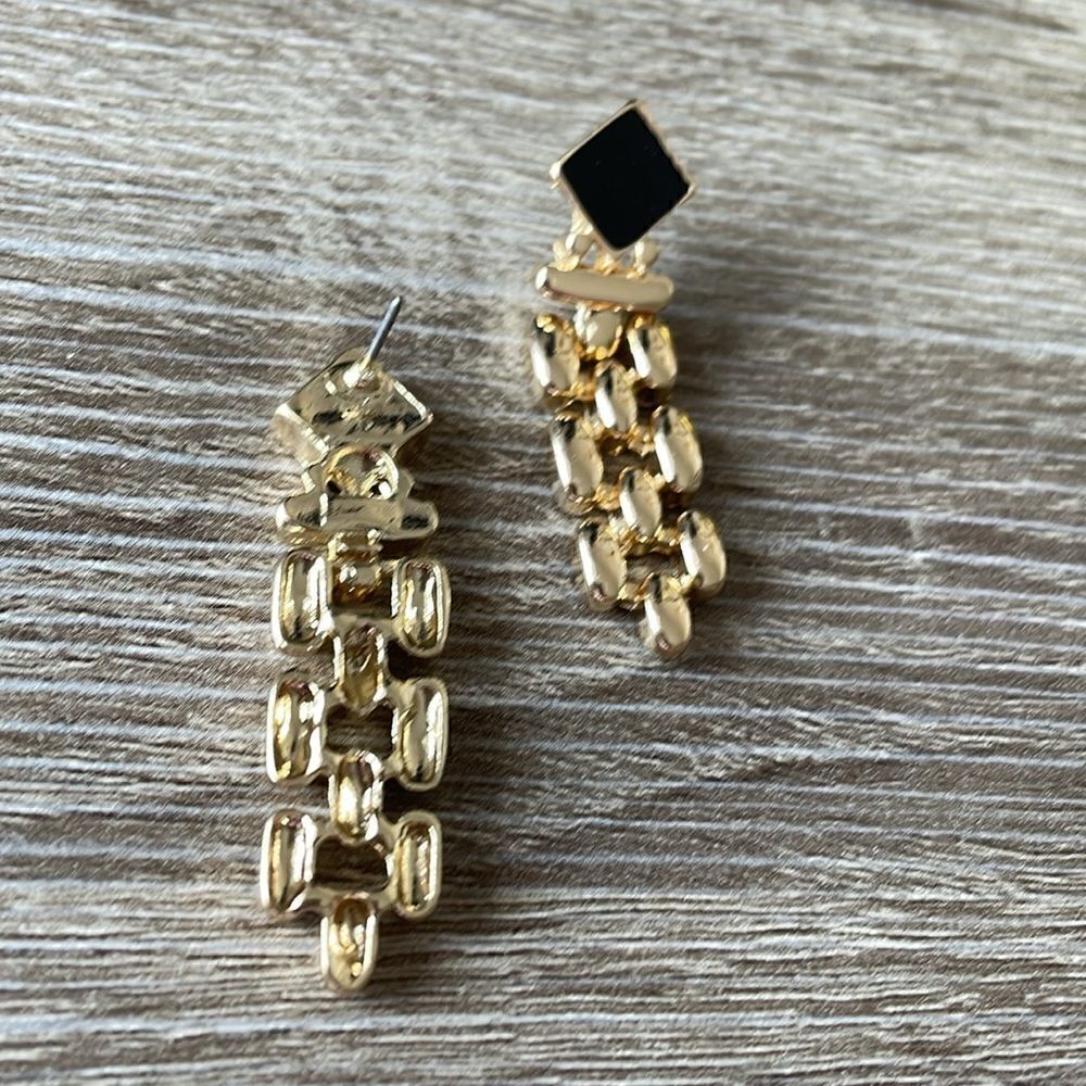 VintageāstyleādropāearringsāN153 - Picture 4 of 4